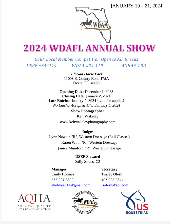 2024 WDAFL Annual Show