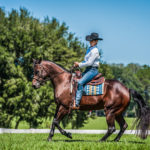 Rachel riding 3x WDAA World Champion, Jagalicious