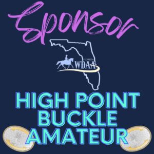 Amateur High Score Buckle Sponsor