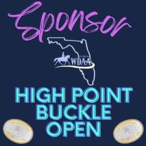 Open High Score Buckle Sponsor